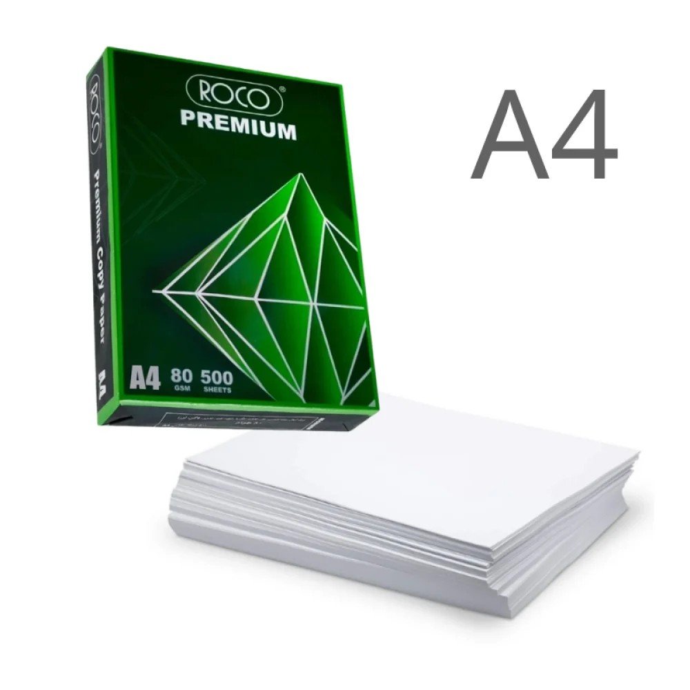 A4 Copy Paper 80 gsm, 500 Sheets